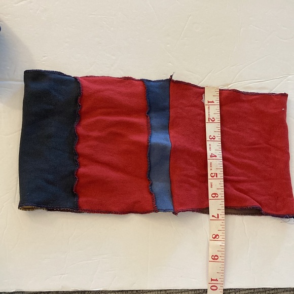🔥7/$10 infinity scarf NEW upcycled t shirts red blue brown yellow green handmade - Picture 8 of 9